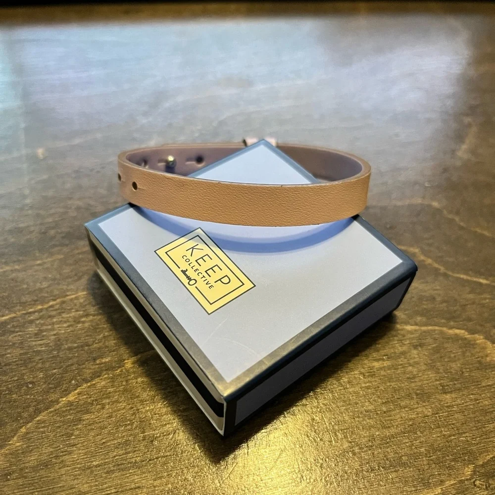Keep Collective Engraved  Leather Keeper Bracelet - Picture 3 of 5